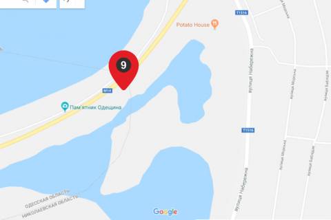 Мегаборд B в Коблеве, 11.5х3.5  трасса М14 -за пямятником Одещине фото 1