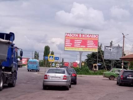 Билборд A в Коблеве, 6х3  трасса М14 перед ул.Морской (Чеб) фото 1