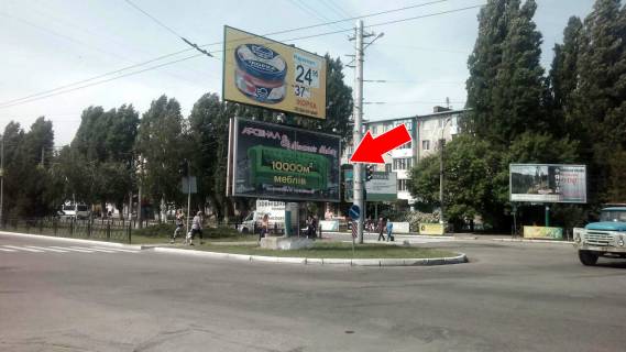 Призма A в Кременчуге, 3х6  пр. Свободи - вул. Вадима Пугачoва (призма) в центр - 139936 фото 1