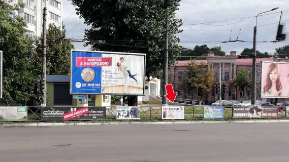 Нестандарт A в Кременчуге перехр. пр. Свободи (60-річчя Жовтня), вул. Троїцької (Красіна), вул Хорольської №9 (1х2 м.) фото 1