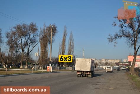 Білборд, Бігборд (Борд)  B у Самар (Новомосковськ), 3x6  ул.Сучкова,66А Фото 1