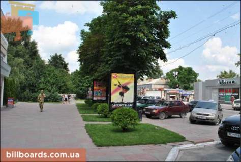 Ситилайт B в Самар (Новомосковск), 1,2x1.8  ул. Гетьманская, 39 фото 1