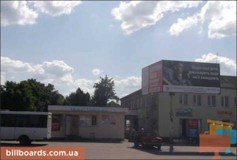 Билборд A в Перещепино, 3x6  Базарная площадь фото 1