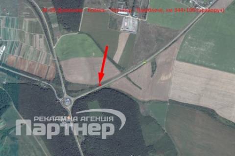 Билборд A в Тернополе  траса Тернопіль-Чернівці схема