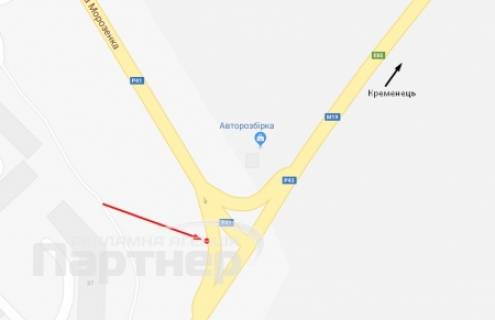 Білборд, Бігборд (Борд)  A у Тернополі Морозенка схема