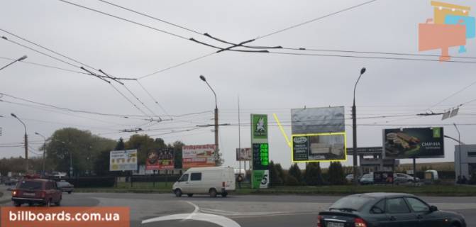 Билборд A в Тернополе, 3х6  Протасевича фото 1