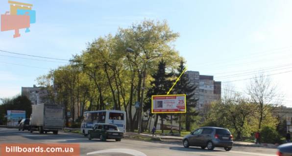 Білборд, Бігборд (Борд)  A у Тернополі, 3х6  15 Квітня Фото 1