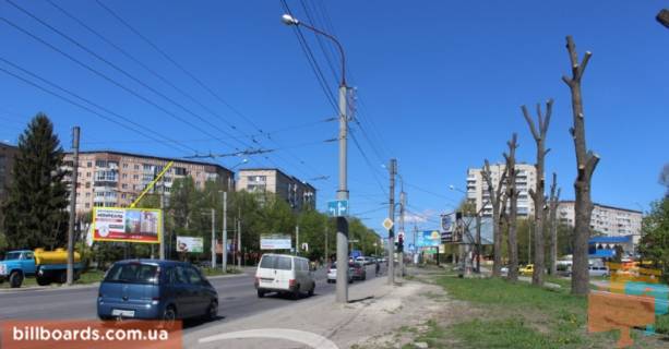 Білборд, Бігборд (Борд)  B у Тернополі, 3х6  15 Квітня Фото 1