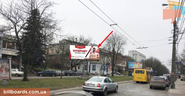 Билборд B в Тернополе, 3х6  С. Крушельницької фото 1