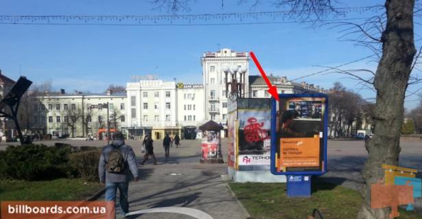 Ситилайт A в Тернополе, 1,2х1,8  Чорновола фото 1