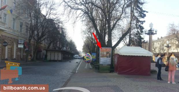 Ситилайт A в Тернополе, 1,2х1,8  бульвар Т. Шевченка фото 1