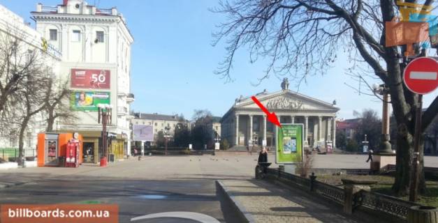 Ситилайт A в Тернополе, 1,2х1,8  бульвар Т. Шевченка фото 1