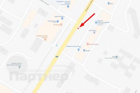 Билборд A в Тернополе, 3х6  15 Квітня схема