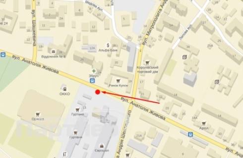 Билборд A в Тернополе, 3х6  Живова схема