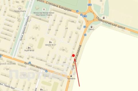 Білборд, Бігборд (Борд)  B у Тернополі, 3х6  Протасевича схема
