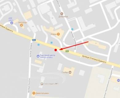 Білборд, Бігборд (Борд)  B у Тернополі, 3х6  С. Будного схема