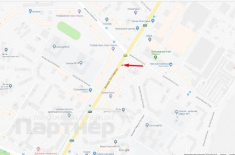 Білборд, Бігборд (Борд)  B у Тернополі, 3х6  15 Квітня вул. схема