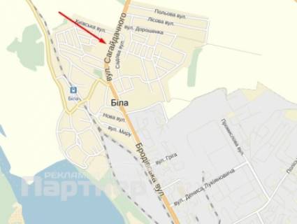 Білборд, Бігборд (Борд)  B у , , 3х6  село Біла схема