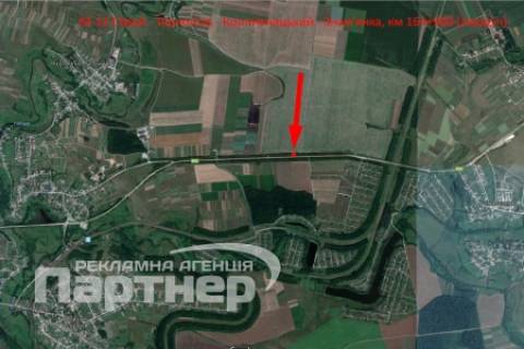 Билборд B в Тернополе  траса Тернопіль-Хмельницький схема