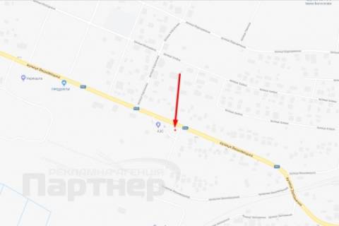 Билборд B в Тернополе Ланівці схема
