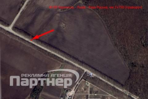 Билборд A в Тернополе  траса Тернопіль-Львів схема