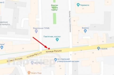 Ситилайт B в Тернополе, 1,2х1,8  Руська схема