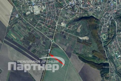 Билборд A в Тернополе Чортків схема