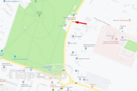 Билборд A в Тернополе 15 Квітня схема