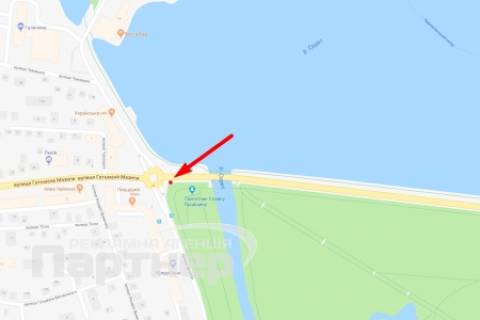 Білборд, Бігборд (Борд)  B у Тернополі, 3х6  Мазепи схема