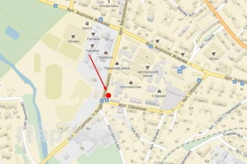 Білборд, Бігборд (Борд)  A у Тернополі, 3х6  Шептицького схема