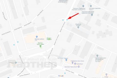 Билборд A в Тернополе, 3х6  Текстильна схема