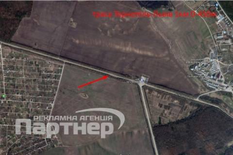Билборд A в Тернополе  траса Тернопіль-Львів схема