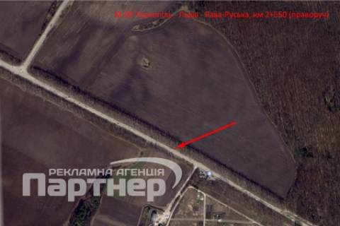 Билборд B в Тернополе  траса Тернопіль-Львів схема