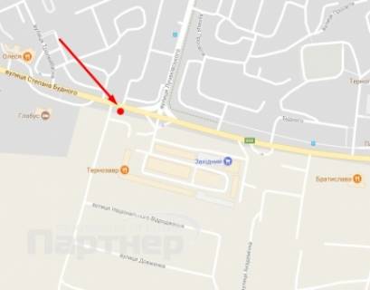 Билборд B в Тернополе, 3х6  С. Будного схема