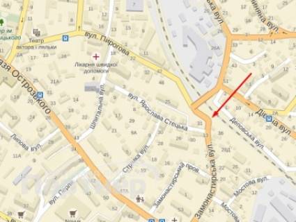 Билборд A в Тернополе Замонастирська схема