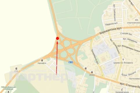 Билборд A в Тернополе, 3х6  Об’їзна схема