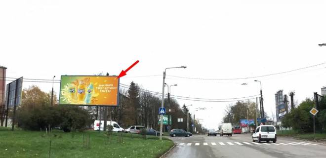 Білборд, Бігборд (Борд)  B у Тернополі, 3х6  Слівенська Фото 1