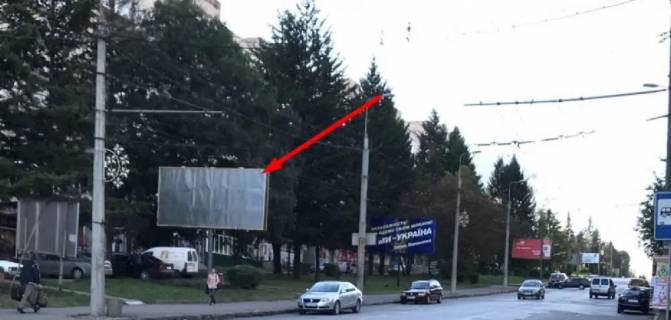 Білборд, Бігборд (Борд)  B у Тернополі, 3х6  С. Бандери Фото 1