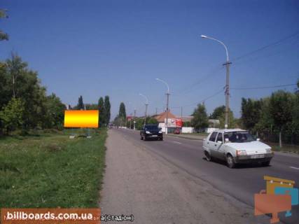 Билборд B в Берегово вул.Мужайська (Стадіон), напрям-до центру фото 1