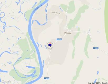 Білборд, Бігборд (Борд)  A у Рожнах с. Рожни, за 400м до автобусної зупинки та повороту на кладовище схема