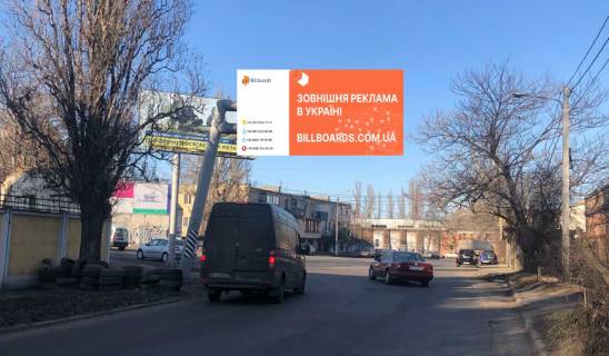 Билборд A в Одессе, 3х6  Ганни Михайленко вул. (Спартаківська), 2 (ГУСАК) фото 1