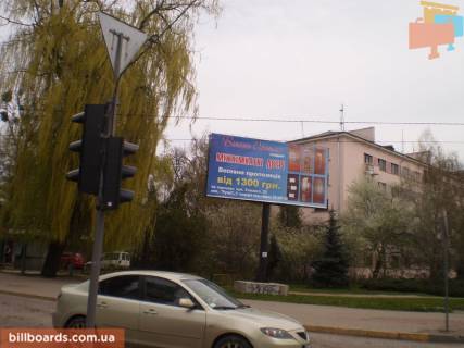Білборд, Бігборд (Борд)  B у Чернівцях, 6x3  Головна - вул. Герцена Фото 1