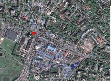 Білборд, Бігборд (Борд)  A у Тернополі, 3х6  вул. Живова - попри видавництво Збруч 2-й схема