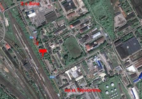 Білборд, Бігборд (Борд)  B у Тернополі, 3х6  вул. Бродівська 2 Б (в місто) схема