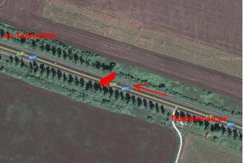 Билборд B в Тернопільських трасах, 3х6  Хмельницька траса 17 Б (в місто) на Тернопіль схема