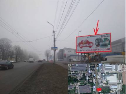 Билборд A в Тернополе, 3х6  вул. Микулинецька  - РОСТ метал фото 1