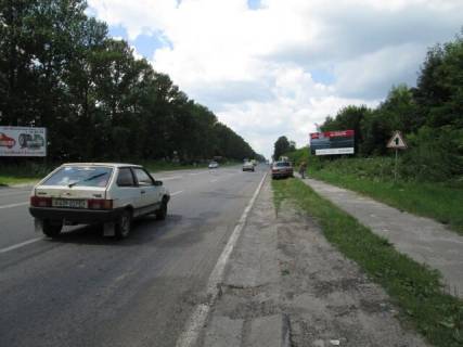 Билборд A в Тернопільських трасах, 3х6  Хмельницька траса 9 А (в місто) фото 1
