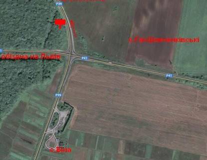 Билборд B в Тернопільських трасах, 3х6  Тернопіль - Броди Б (з міста) схема