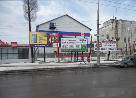 Білборд, Бігборд (Борд)  A у Тернополі, 3х6  кільце вул. Текстильна - напроти ФМ "НОВА" Фото 1