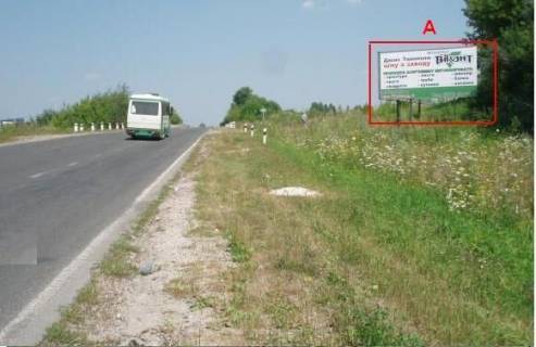 Билборд A в Тернопільських трасах, 3х6  Бережанська - Підгороднє А (в місто) фото 1